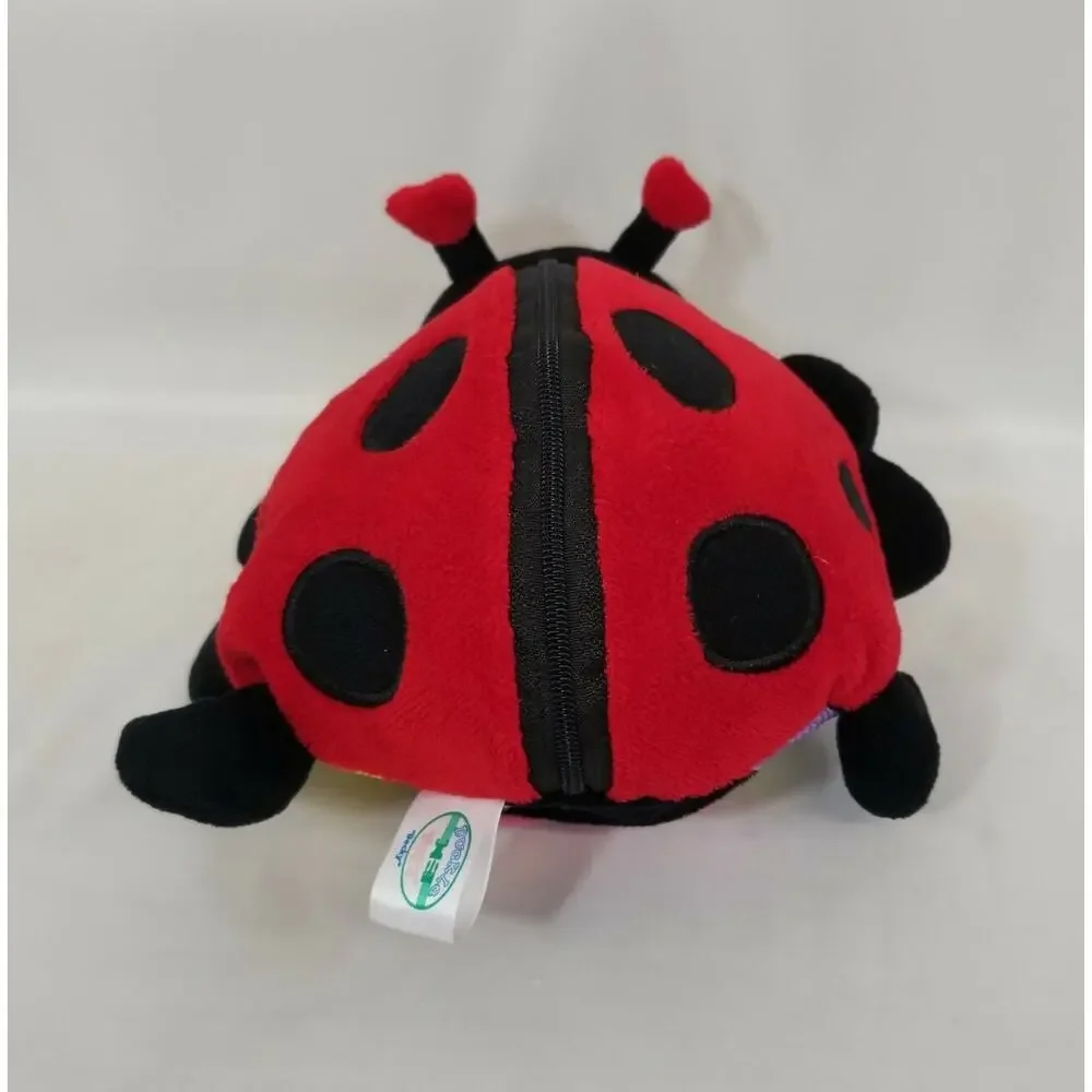 Buckle Toys Becky Ladybug Zipper Counting Buckles Fidget Sensory Plush Toy